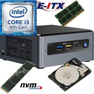 Intel NUC8I3BEH 8th Gen Core i3 System, 4GB DDR4, 120GB M.2 PCIe NVMe SSD, 2TB HDD, NO OS, Pre-Assembled Tested E-ITX