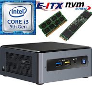 Intel NUC8I3BEH 8th Gen Core i3 System, 4GB DDR4, 240GB M.2 PCIe NVMe SSD, NO OS, Pre-Assembled Tested E-ITX