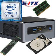 Intel NUC8I3BEH 8th Gen Core i3 System, 4GB DDR4, 120GB M.2 SSD, 1TB HDD, NO OS, Pre-Assembled Tested E-ITX