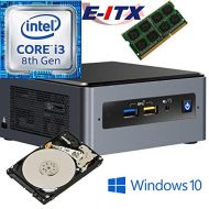 Intel NUC8I3BEH 8th Gen Core i3 System, 4GB DDR4, 2TB HDD, Win 10 Pro Installed & Configured E-ITX
