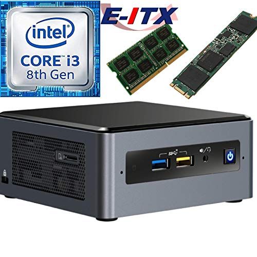  Intel NUC8I3BEH 8th Gen Core i3 System, 4GB DDR4, 960GB M.2 SSD, NO OS, Pre-Assembled Tested E-ITX