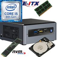 Intel NUC8I5BEH 8th Gen Core i5 System, 4GB DDR4, 240GB M.2 PCIe NVMe SSD, 1TB HDD, NO OS, Pre-Assembled Tested E-ITX