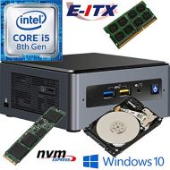 Intel NUC8I5BEH 8th Gen Core i5 System, 4GB DDR4, 120GB M.2 PCIe NVMe SSD, 1TB HDD, Win 10 Pro Installed & Configured E-ITX