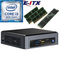 Intel NUC8I3BEK 8th Gen Core i3 System, 16GB Dual Channel DDR4, 480GB M.2 SSD, NO OS, Pre-Assembled and Tested by E-ITX