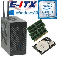 Asrock DeskMini 110 Intel Core i3-7100 Mini-STX System, 32GB Dual Channel DDR4, 2TB HDD, Win 10 Pro Installed & Configured by E-ITX