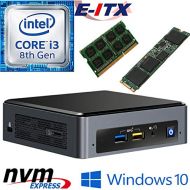 Intel NUC8I3BEK 8th Gen Core i3 System, 4GB DDR4, 240GB M.2 PCIe NVMe SSD, Win 10 Pro Installed & Configured by E-ITX