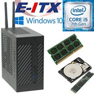 Asrock DeskMini 110 Intel Core i5-7400 Mini-STX System, 4GB DDR4, 480GB NVMe M.2 SSD, 1TB HDD, Win 10 Pro Installed & Configured by E-ITX