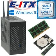 Asrock DeskMini 110 Intel Core i7-7700 Mini-STX System, 4GB DDR4, 240GB NVMe M.2 SSD, 1TB HDD, Win 10 Pro Installed & Configured by E-ITX