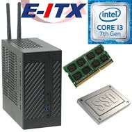 Asrock DeskMini 110 Intel Core i3-7100 Mini-STX System, 4GB DDR4, 120GB SSD, NO OS, Pre-Assembled and Tested by E-ITX