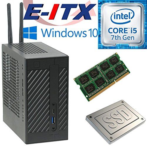  Asrock DeskMini 110 Intel Core i5-7400 Mini-STX System, 4GB DDR4, 240GB SSD, Win 10 Pro Installed & Configured by E-ITX