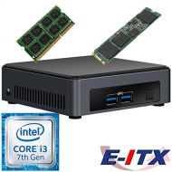 Intel NUC7I3DNKE 7th Gen Core i3 System (BOXNUC7I3DNKE), 4GB DDR4, 120GB M.2 SSD, NO OS, Pre-Assembled and Tested by E-ITX