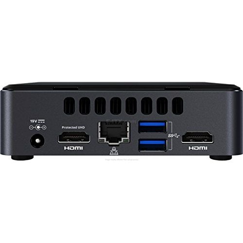  Intel NUC7I3DNKE 7th Gen Core i3 System (BOXNUC7I3DNKE), 4GB DDR4, 60GB M.2 SSD, NO OS, Pre-Assembled and Tested by E-ITX