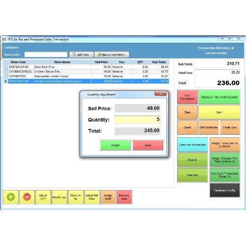  E-Practice Software Checkout Plus Resturants and Bars Point of Sale Checkout Software; Inventory Management & Control, Touchscreen Point of Sale; Software Only Windows Only CDROM