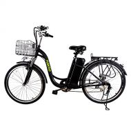 E-TRAC Spark 26 250W Cargo Electric Bicycle 6-Gear Speed Sporting Ebike 36V10A Lithium Battery -Class AAA