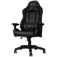 E-WIN Gaming Chair Ergonomic High Back PU Leather Racing Style with Adjustable 4D Armrest and Back Recliner Swivel Rocker Office Chair Black