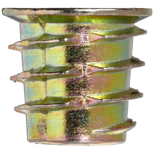  E-Z LOK E-Z Lok Threaded Insert, Zinc, Hex-Flanged, 3/8-16 Internal Threads, 13mm Length (Pack of 25) (3-Pack)