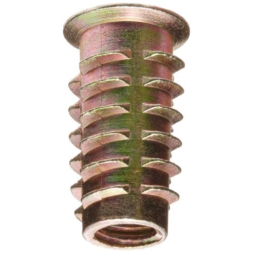  E-Z LOK E-Z Lok Threaded Insert, Zinc, Hex-Flanged, 3/8-16 Internal Threads, 25mm Length (Pack of 25) (2-Pack)