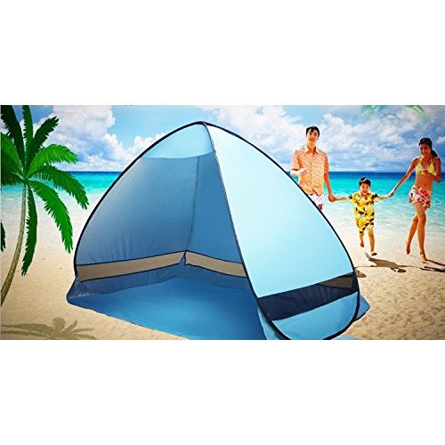  E-joy e-joy Automatic Pop Up Instant Portable Outdoors Beach Tent, Lightweight Portable Family Sun Shelter Cabana,Provide UPF 50+ Sun Shelter