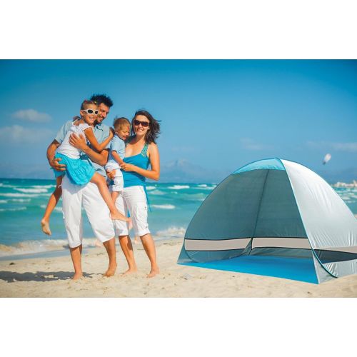  E-joy e-joy Automatic Pop Up Instant Portable Outdoors Beach Tent, Lightweight Portable Family Sun Shelter Cabana,Provide UPF 50+ Sun Shelter