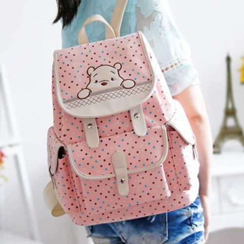  E.a@market Bags E.a@Market Korean Style Girls Cartoon Canvas Shoulder Bag Students Backpack