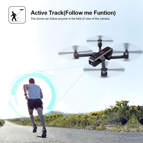  [아마존핫딜][아마존 핫딜] GPS Drone with 2K Camera for Adults,EACHINE EX3 Brushless Motor 5G WiFi Long Flight Time FPV with 2K Camera Optical Flow OLED Switchable Remote Foldable RC Drone Quadcopter RTF