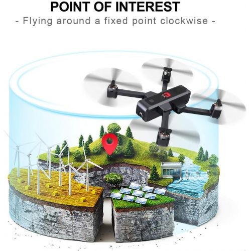  [아마존핫딜][아마존 핫딜] GPS Drone with 2K Camera for Adults,EACHINE EX3 Brushless Motor 5G WiFi Long Flight Time FPV with 2K Camera Optical Flow OLED Switchable Remote Foldable RC Drone Quadcopter RTF