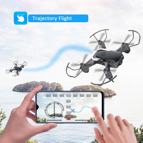  [아마존 핫딜] Mini Drone with Camera for Kids and Adults, EACHINE E61HW WiFi FPV Quadcopter with HD Camera Selfie Pocket Nano Drone for Beginner RTF - Altitude Hold Mode, One Key Take Off/Landin