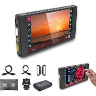 Portkeys PT6 DCI-P3 IPS Touchscreen 5.2'' On-Camera Field Monitor with 1080P 60 HDMI Output, 4K HDMI 30p Input, 3D LUT Out, Peaking Frame, Image Crop, Stretch Effect(Vertical), Peaking Frame