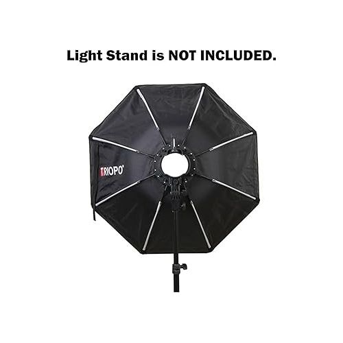  Triopo KX55 Soft Box 21.6in/55cm with Honeycomb Grid, Octagon Umbrella Photography Softbox for Godox V1 AD200Pro Round Head Flash Speedlite Speedlight Soft Box Light Diffuser