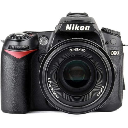  [아마존베스트]YONGNUO YN EF 50mm f/1.8 AF Lens YN50 Aperture Auto Focus for Nikon Cameras as AF-S 50mm 1.8G with EACHSHOT Cleaning Cloth
