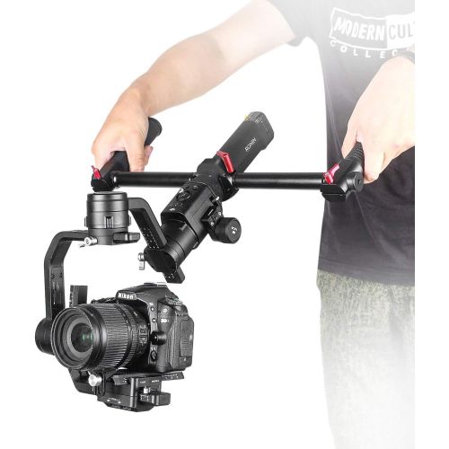  EACHSHOT DH-RoninS Dual Handle Gimbal Grip Handheld Handlebar Scratch Proof Anti-Slip Compatible DJI RS2 RSC2 Ronin S DJI Ronin SC Moza Air 2