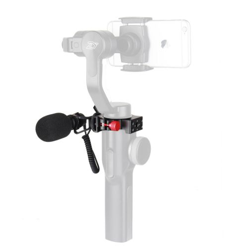  EACHSHOT COMICA CVM-VM10-II Kit Cardioid Directional Condenser Video Microphone Mic With Adapter 4-Ring Mount for Zhiyun Smooth 4 (Includes Mic & Ring Mount)