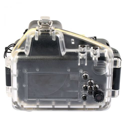  EACHSHOT 40m130ft Diving Camera Waterproof Housing Bag Case for Sony Nex-5 Nex5 Camera With 18-55mm Lens With 67mm Red Filter