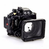 EACHSHOT 40M130ft Underwater Housing for Panasonic Lumix LX100 with 27-75mm Lens