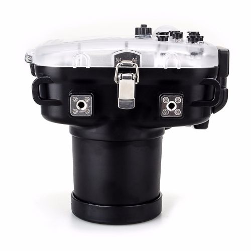  EACHSHOT 40M130ft Waterproof Underwater Camera Housing Diving Case for Olympus E-M5 II Can Be used with 12-50mm Lens + 67mm Red Filter