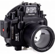 EACHSHOT 40M130ft Waterproof Underwater Camera Housing Diving Case for Olympus E-M5 II Can Be used with 12-50mm Lens
