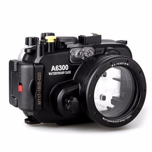  EACHSHOT 40m130ft Waterproof Underwater Camera Housing Case for A6300 Can Be Used With 16-50mm Lens