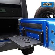 EAG Metal Tailgate Table Cargo Storage Rack Shelf Compatible with 07-18 Wrangler JK