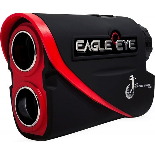  My Golfing Store Gen 3 Eagle Eye Laser Golf Rangefinder with Slope and Jolt Technology - 800 Yards Distance - Fast Focus System With Scan, Pin, and Speed Modes - 6X Magnification a