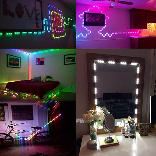  EAGWELL 20 Ft Storefront Lights 40 Pieces RGB 5050 LED Light Module,2 Set 5050 SMD 120 LED Module Store Front Window Sign Strip Light