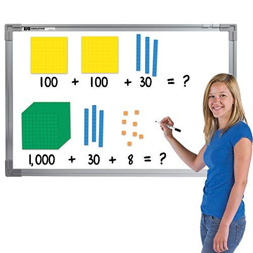  EAI Education Jumbo Magnetic QuietShape Foam Base Ten: Differentiated - Set of 121