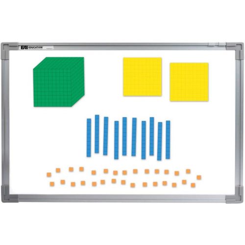  EAI Education Jumbo Magnetic QuietShape Foam Base Ten: Differentiated - Set of 121