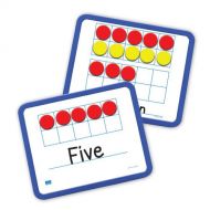 EAI Education Magnetic Ten Frame Dry-Erase Boards: Set of 10