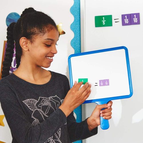  EAI Education Magnetic Blank Dry-Erase Paddles - Set of 5