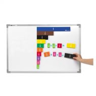 EAI Education Jumbo Magnetic QuietShape Foam Double-Sided Fraction Tiles - Set of 67