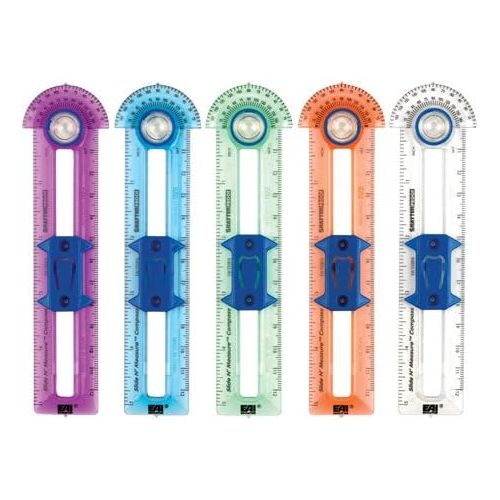  EAI Education Slide N Measure Compass Classroom Kit - Set of 40