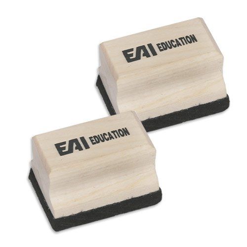  [아마존베스트]EAI Education Mini Wooden Erasers - Set of 10