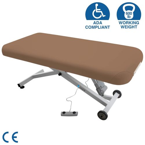  EARTHLITE Electric Lift Massage Table ELLORA - Most Popular Spa Lift Hydraulic Massage Table, FlatTiltSalon Top, Comfortable & Reliable (28”, 30”, 32” x 73”) - Made in USA