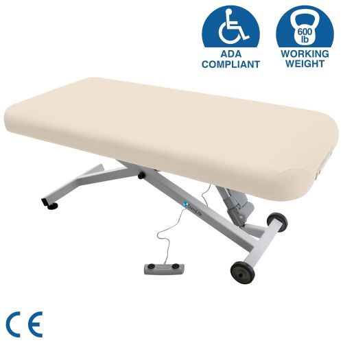  EARTHLITE Electric Lift Massage Table ELLORA - Most Popular Spa Lift Hydraulic Massage Table, FlatTiltSalon Top, Comfortable & Reliable (28”, 30”, 32” x 73”) - Made in USA