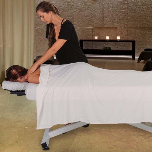  EARTHLITE Electric Lift Massage Table ELLORA - Most Popular Spa Lift Hydraulic Massage Table, FlatTiltSalon Top, Comfortable & Reliable (28”, 30”, 32” x 73”) - Made in USA